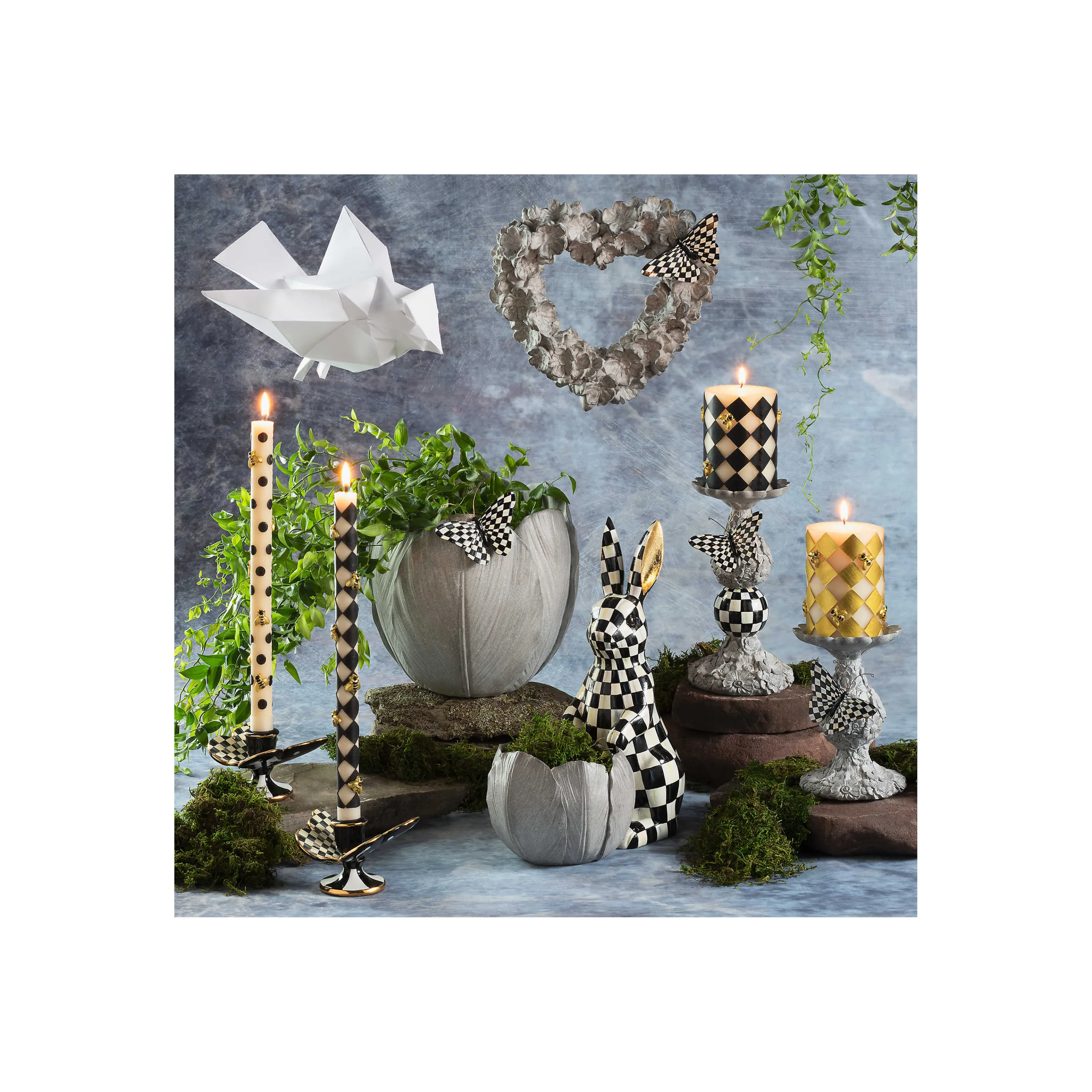 Naturals Pillar Candle Holder - Short