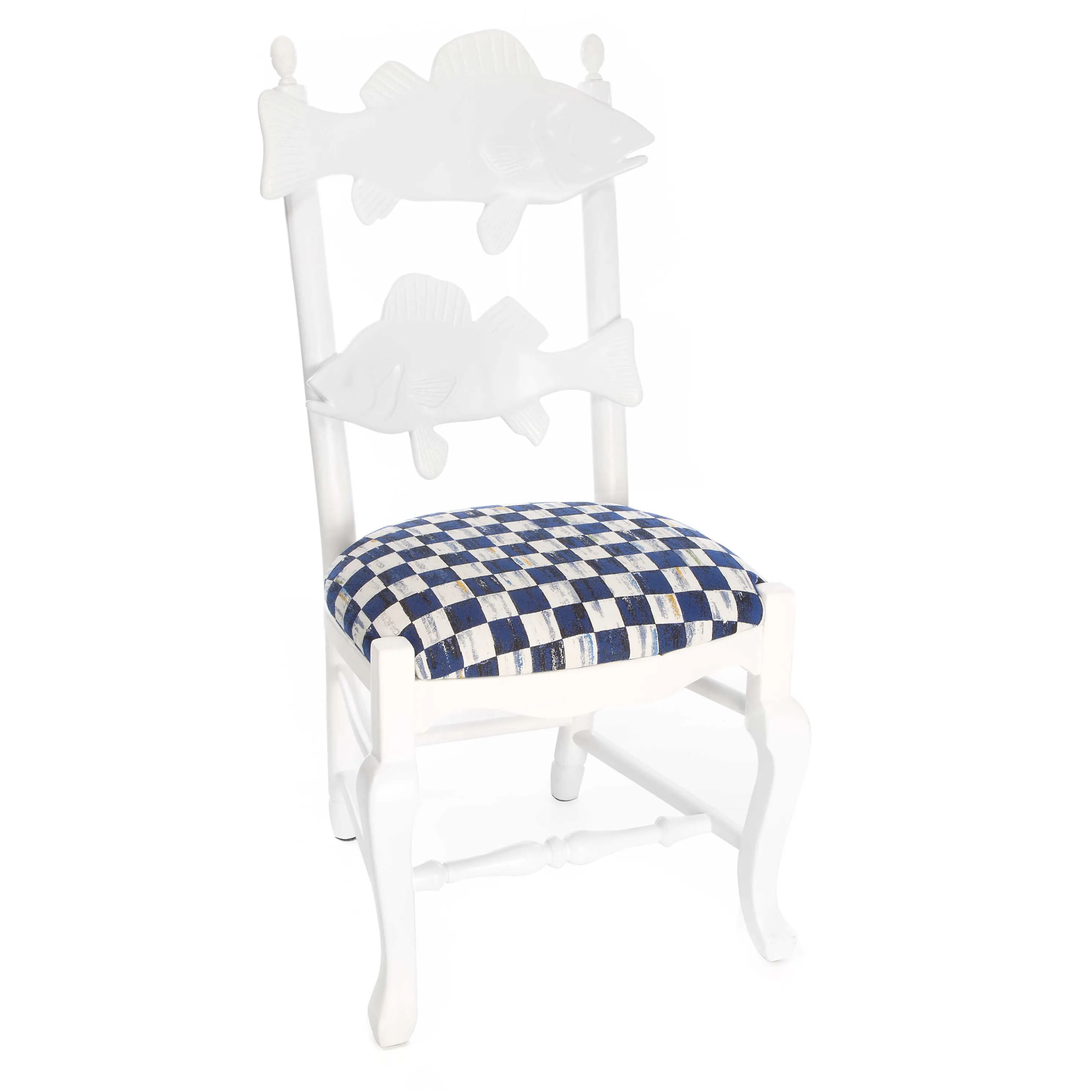 Outdoor Fish Chair - Royal Check