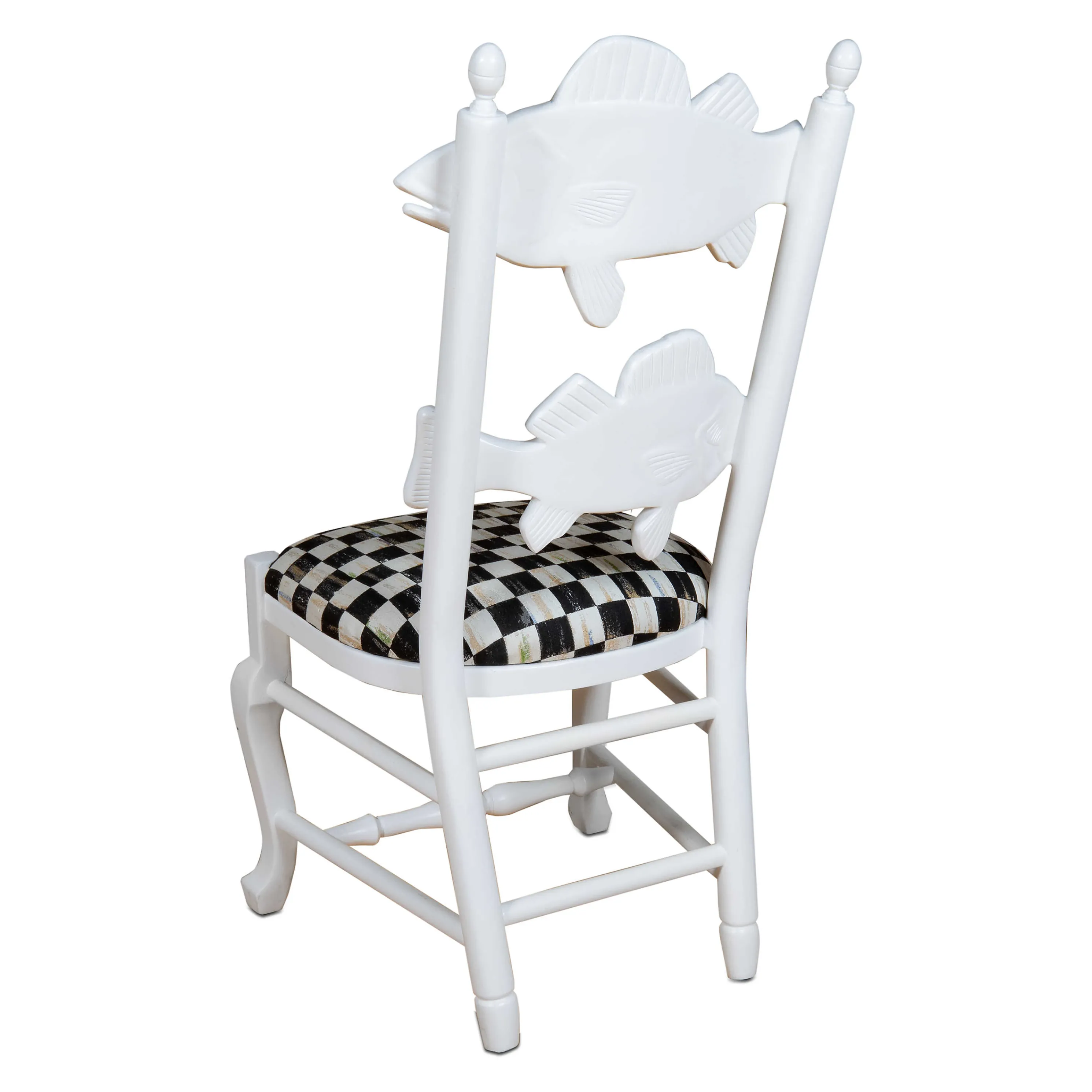Outdoor Fish Chair - Courtly Check