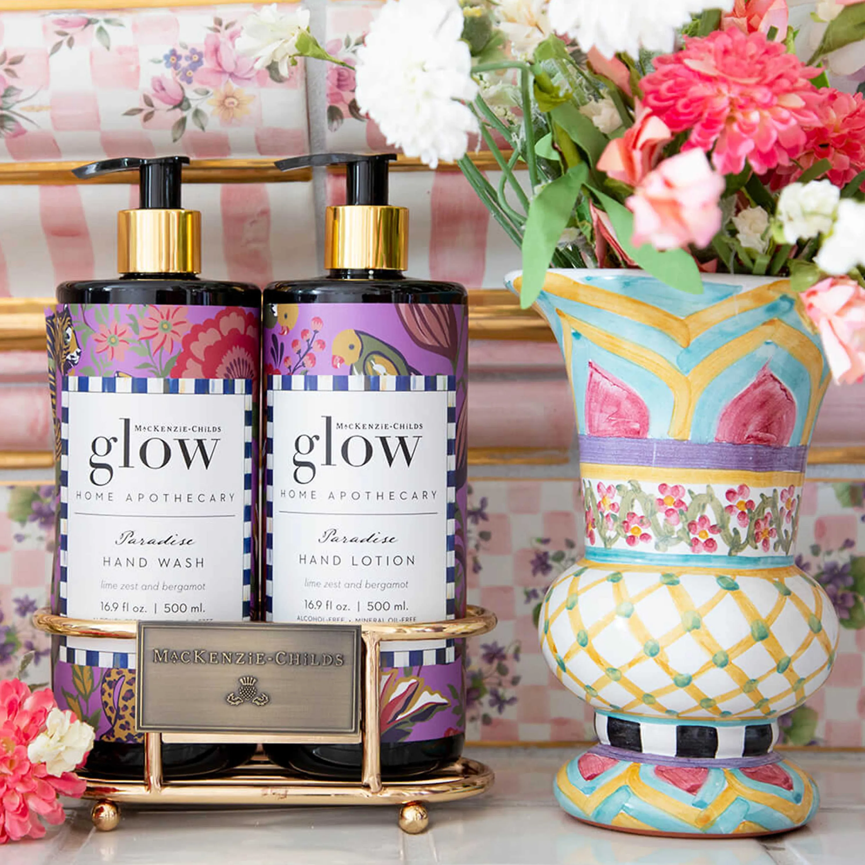 Paradise Soap & Lotion Caddy Set