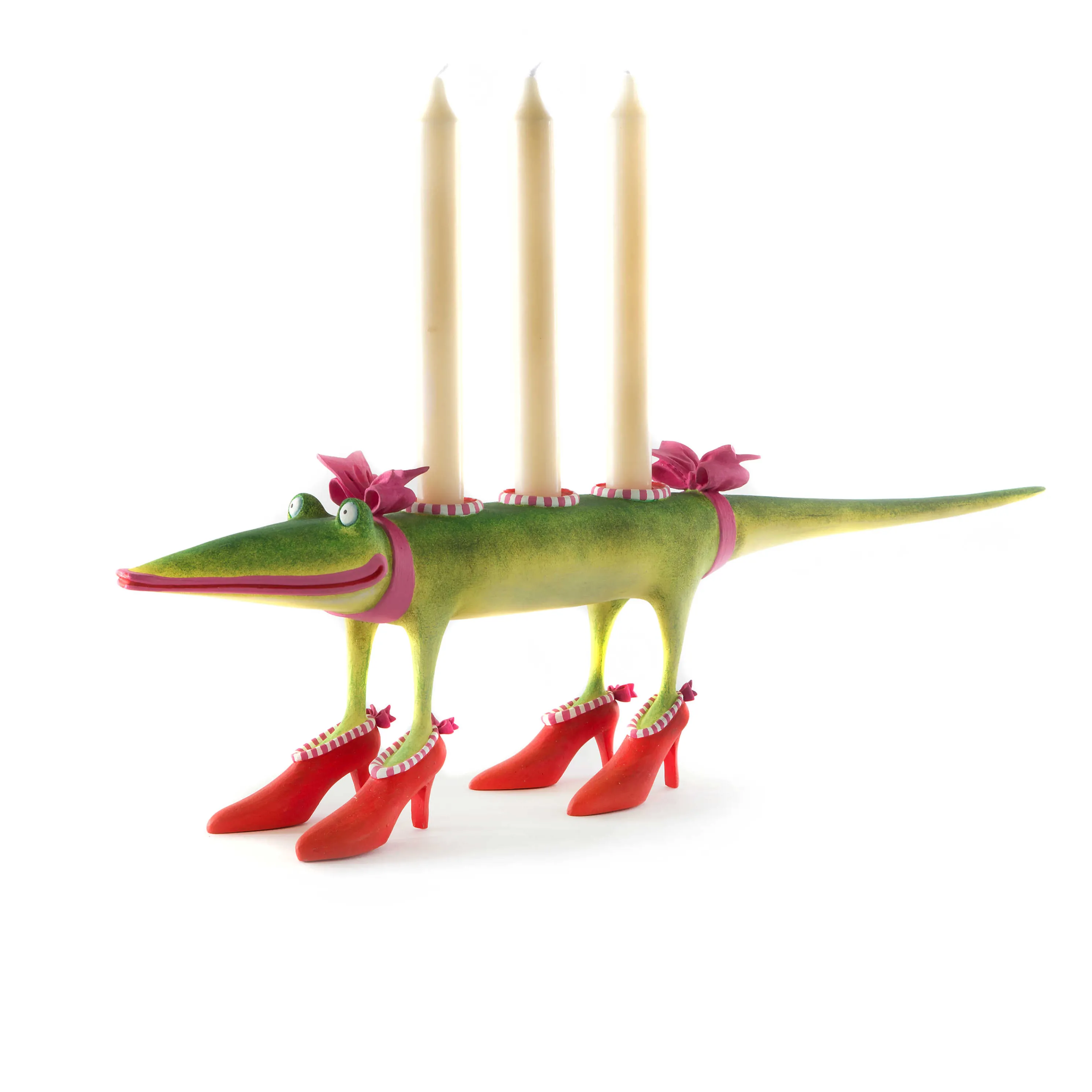 Patience Brewster Gloria Alligator Candle Holder