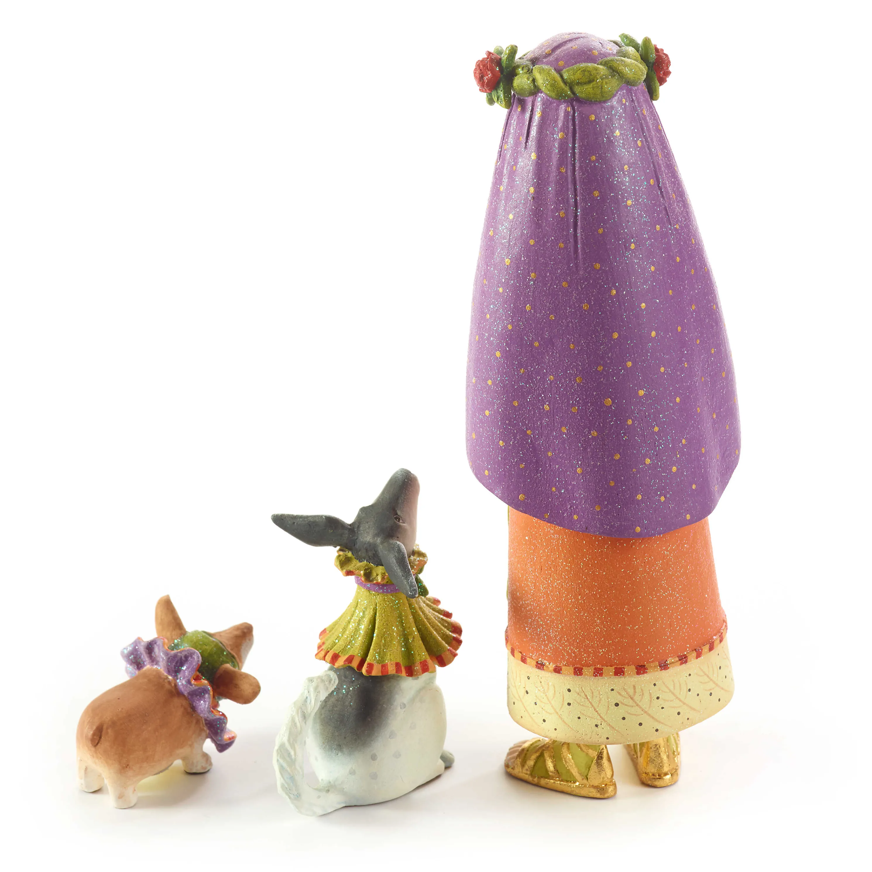 Patience Brewster Nativity Shepherdess With Dog Figures