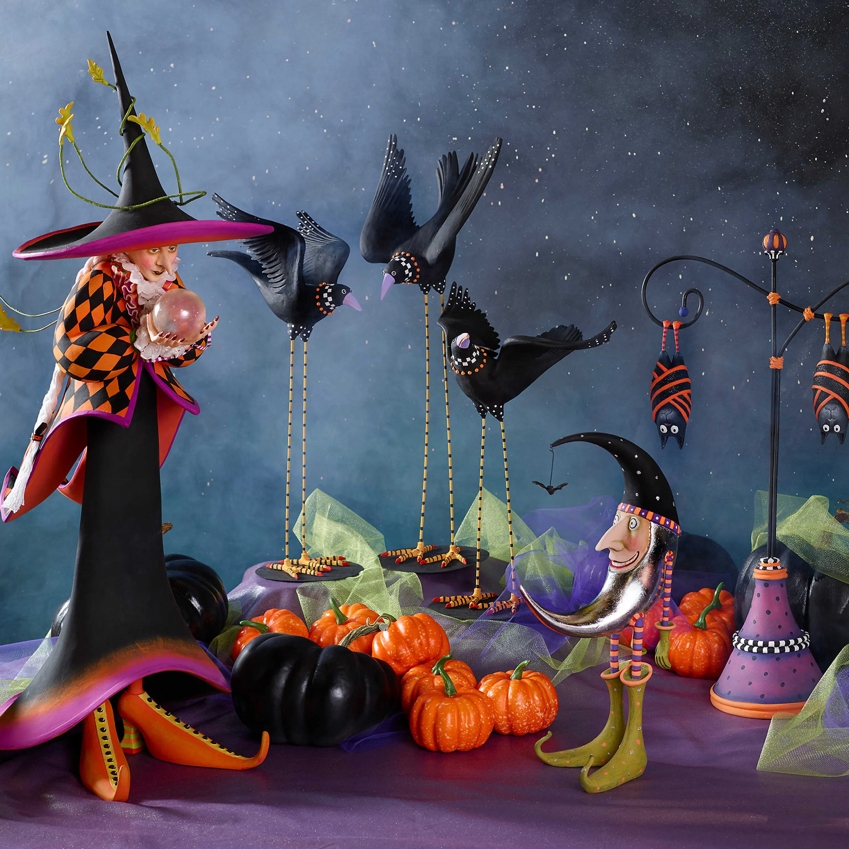 Patience Brewster Bat Moon Figure