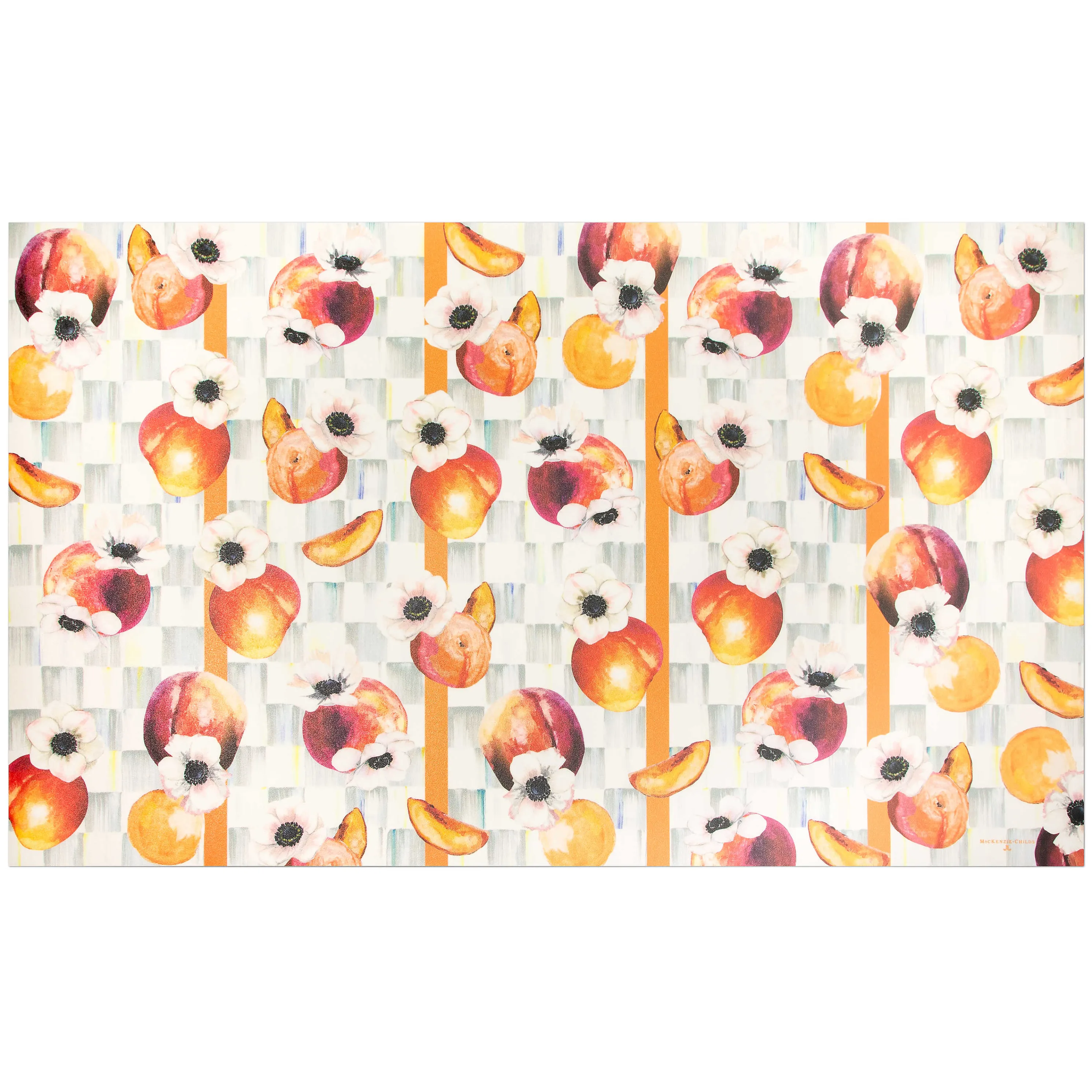 Peaches & Anemones Floor Mat - 3' X 5'