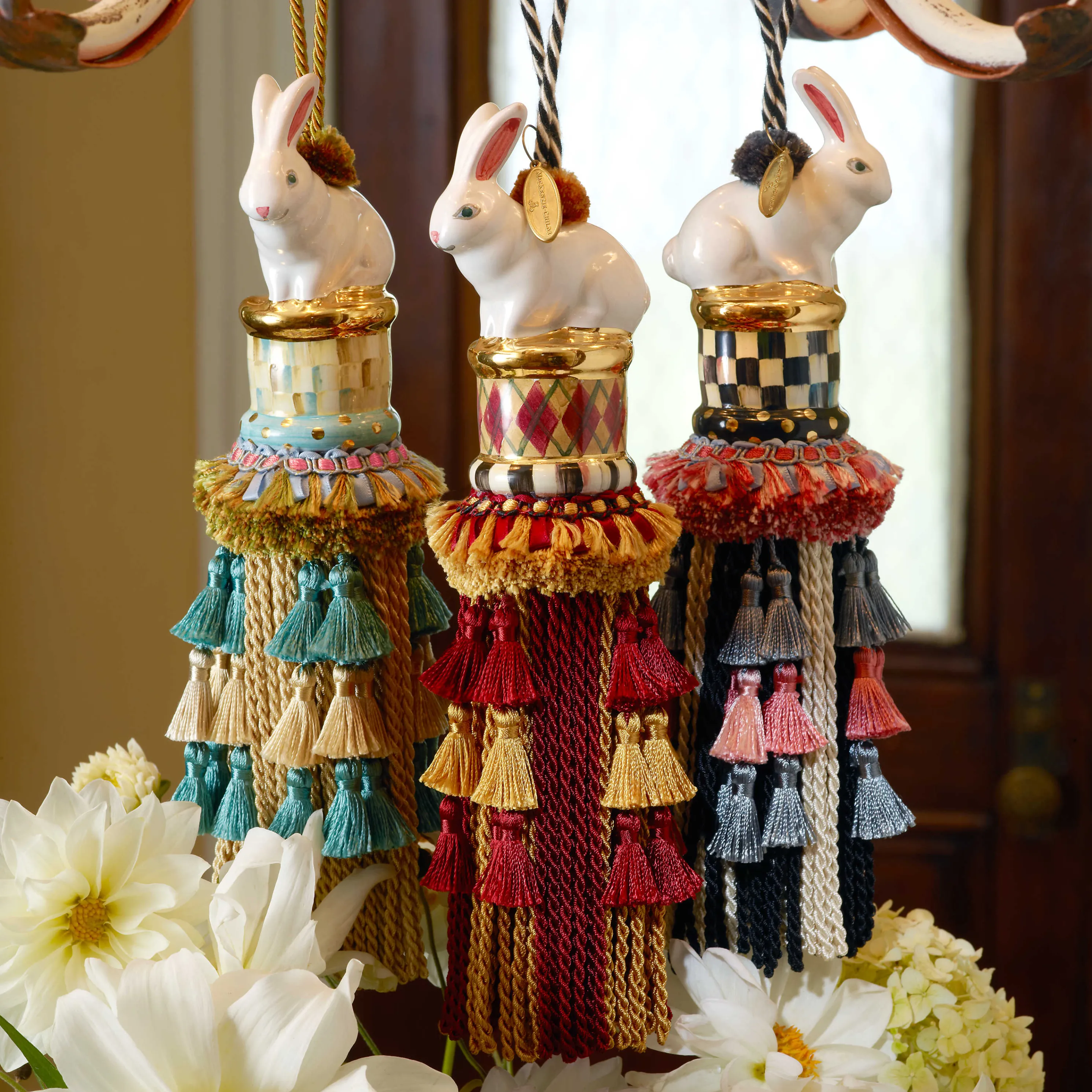 Rabbit Tassel - Courtly Check