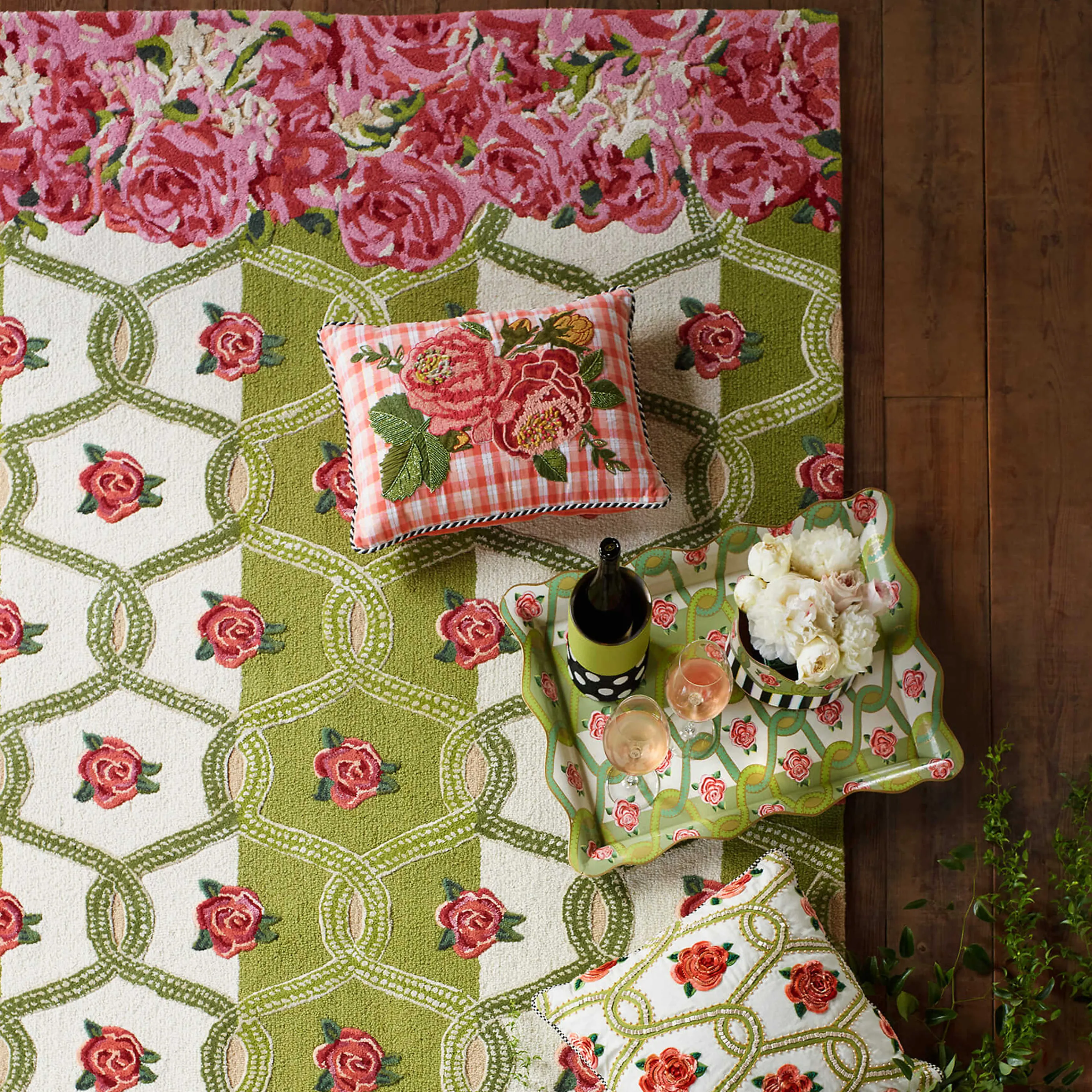 Really Rosy Rug - 3' X 5'