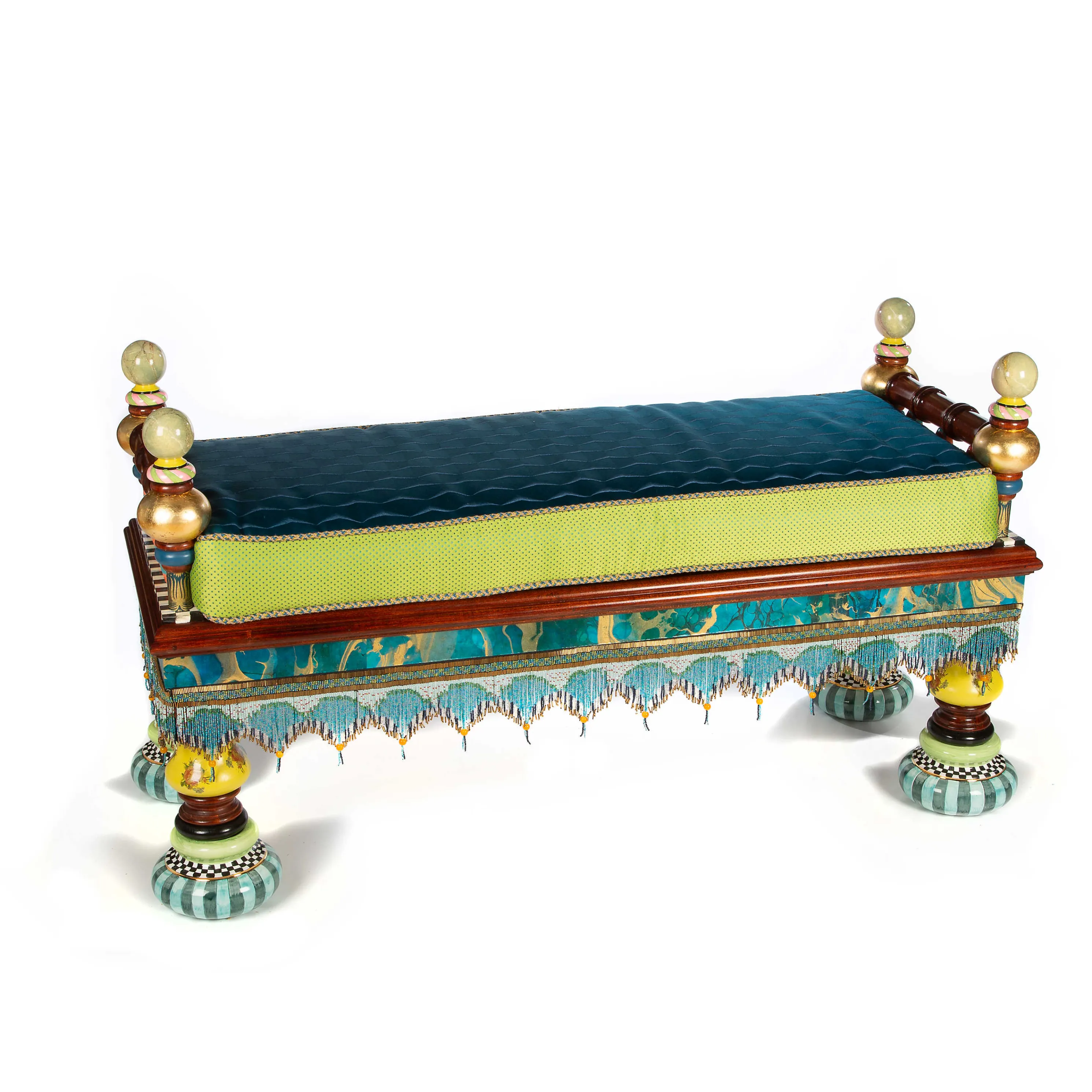 Ridiculous Peacock Bench