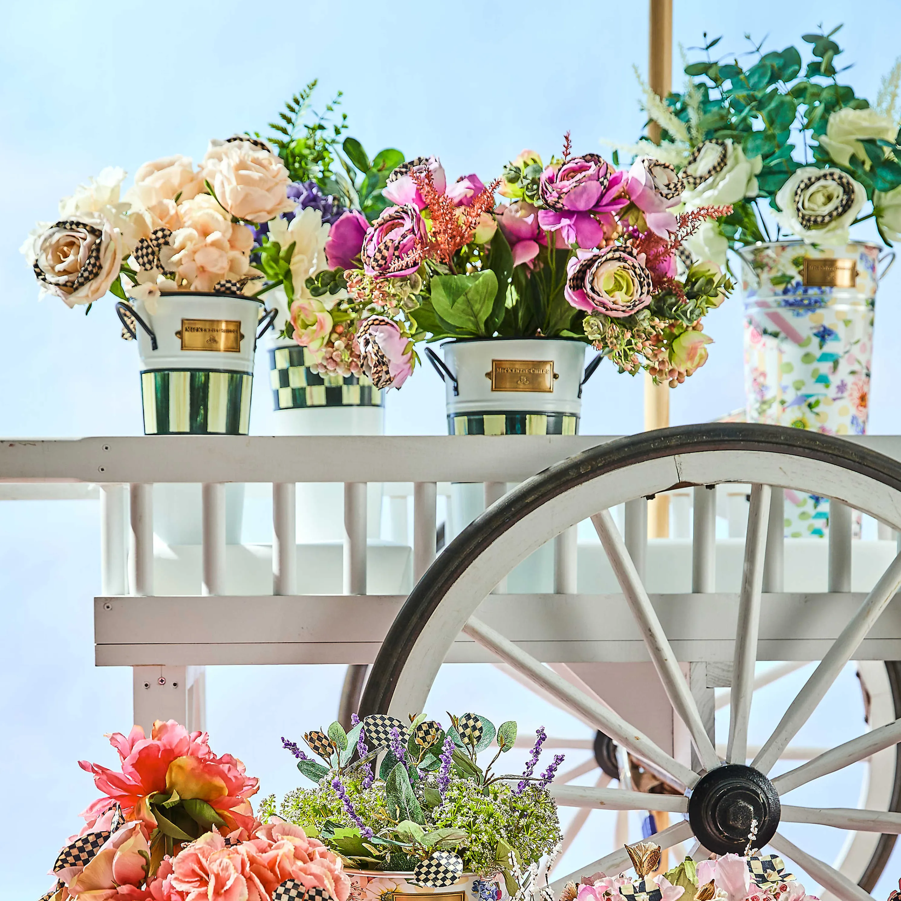 Rose Eucalyptus Bundle - White