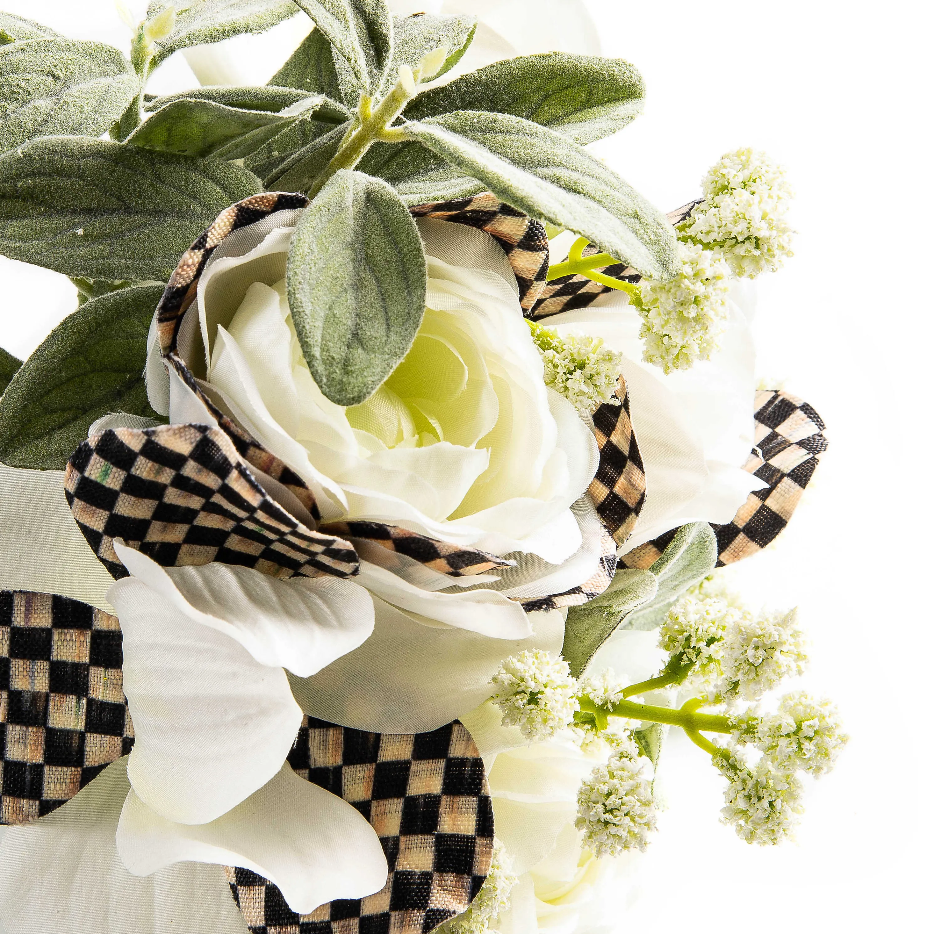 Rose Eucalyptus Bundle - White