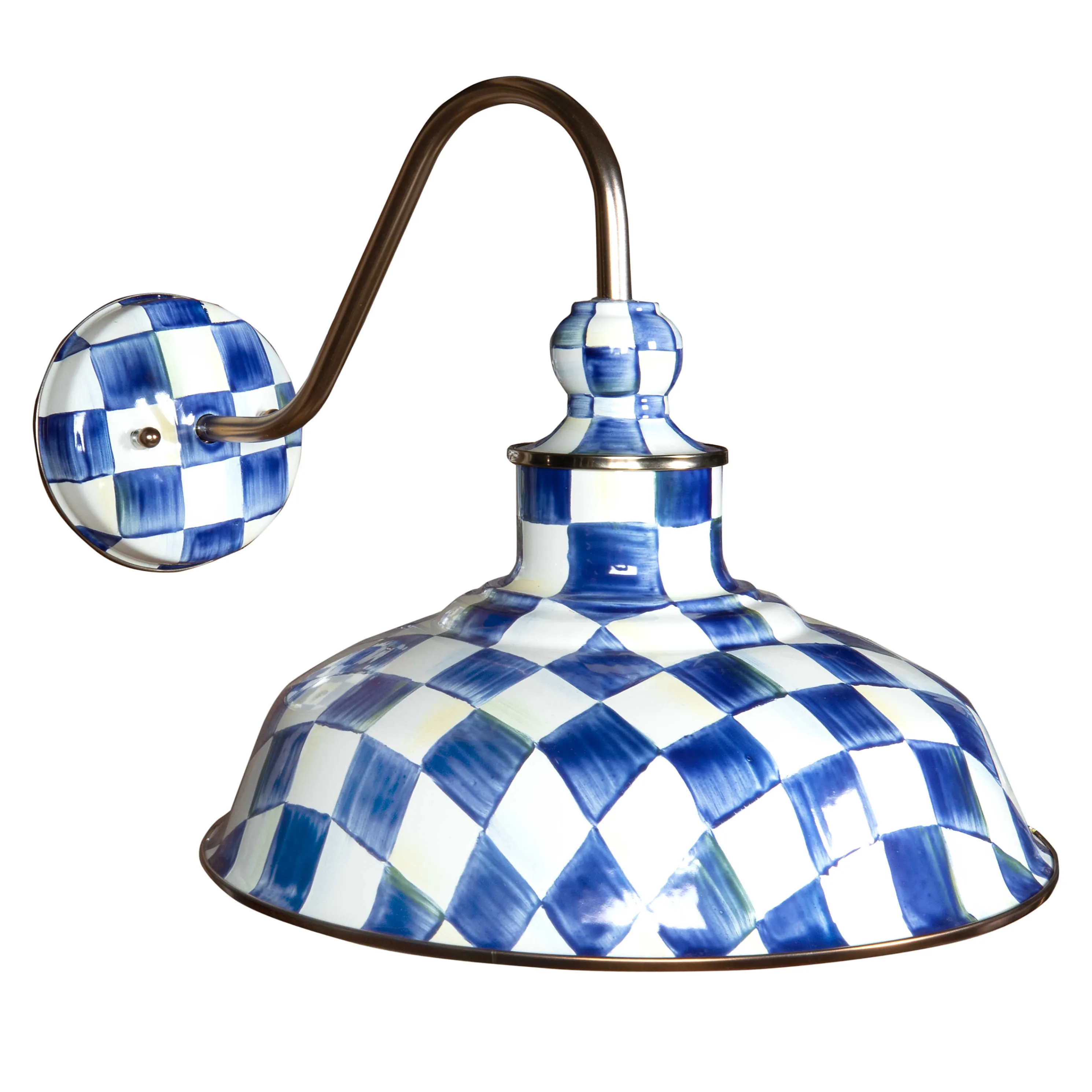 Royal Check Barn Sconce - 12"