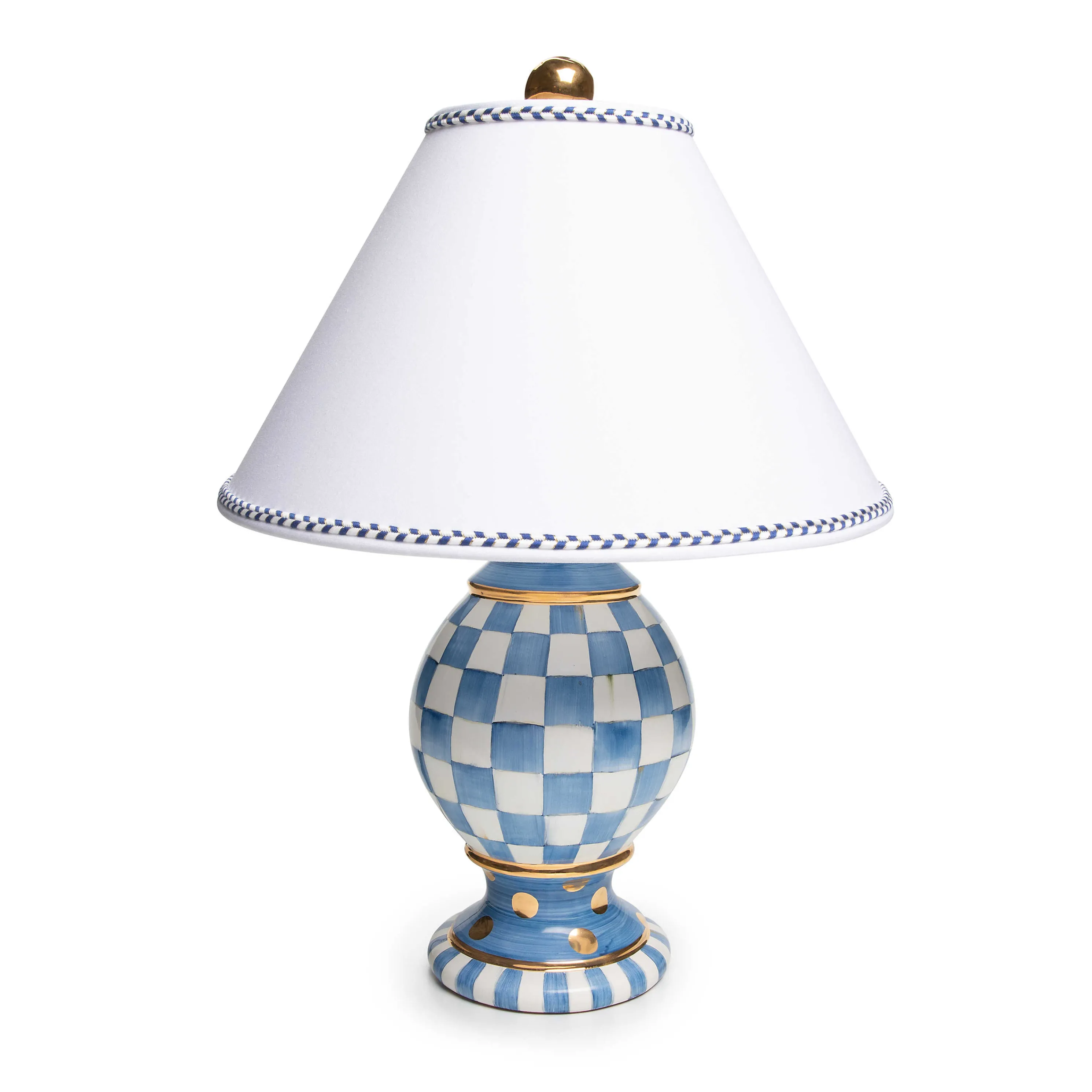 Royal Check Globe Lamp