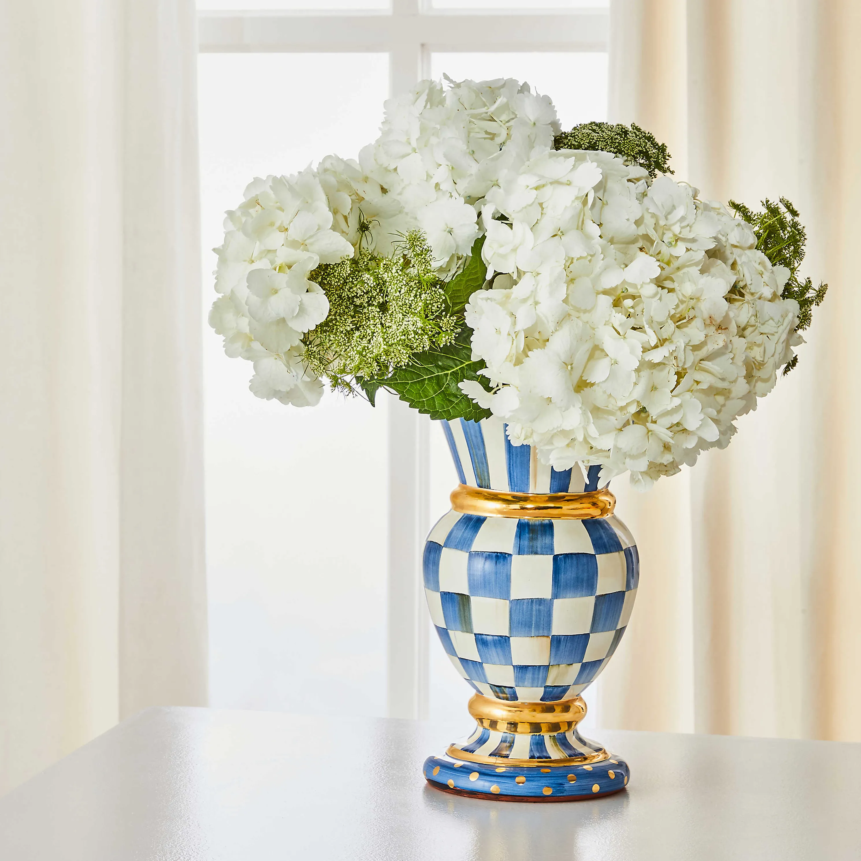 Royal Check Great Vase