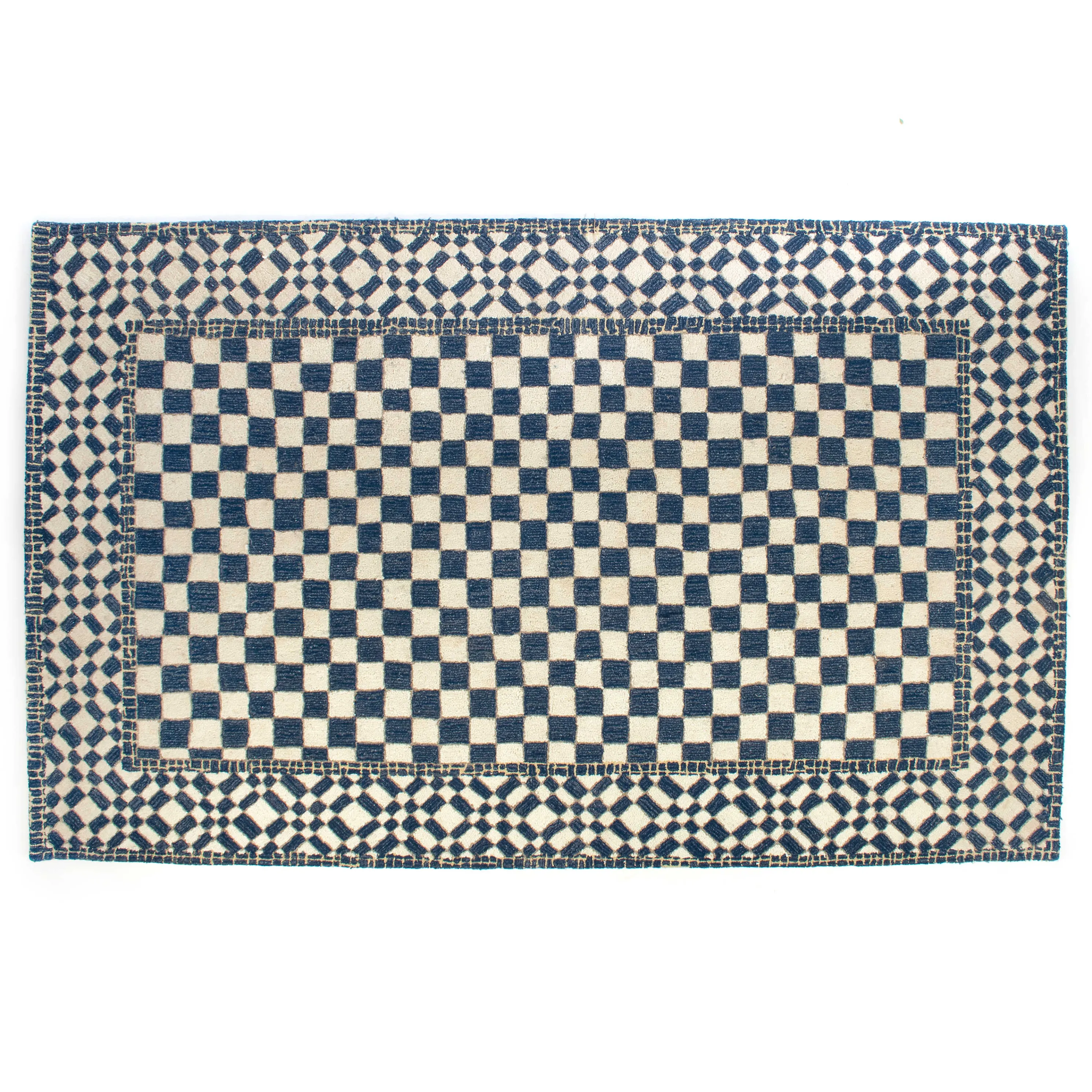 Royal Check Rug - 5' X 8'