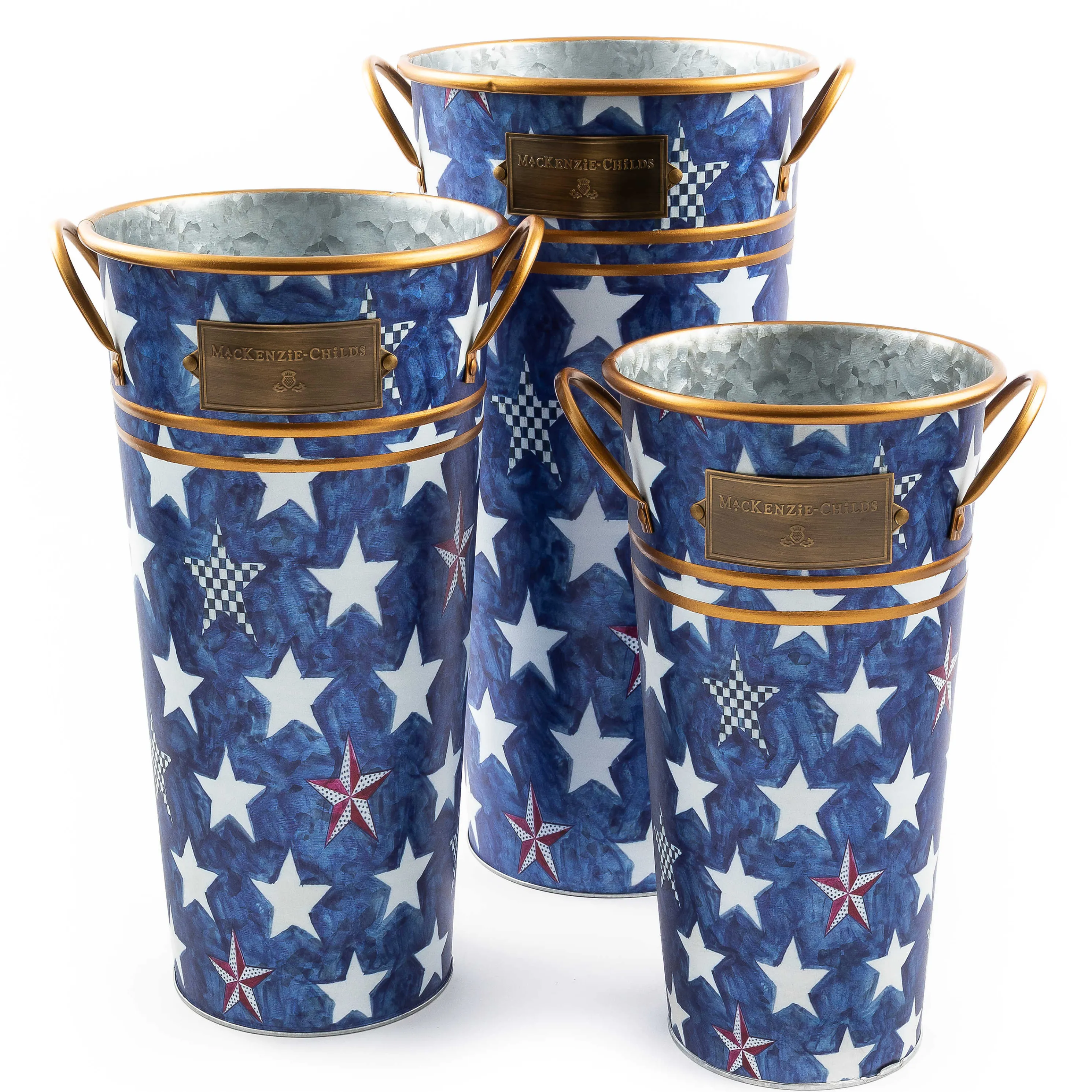 Royal Star Flower Buckets - Set Of 3
