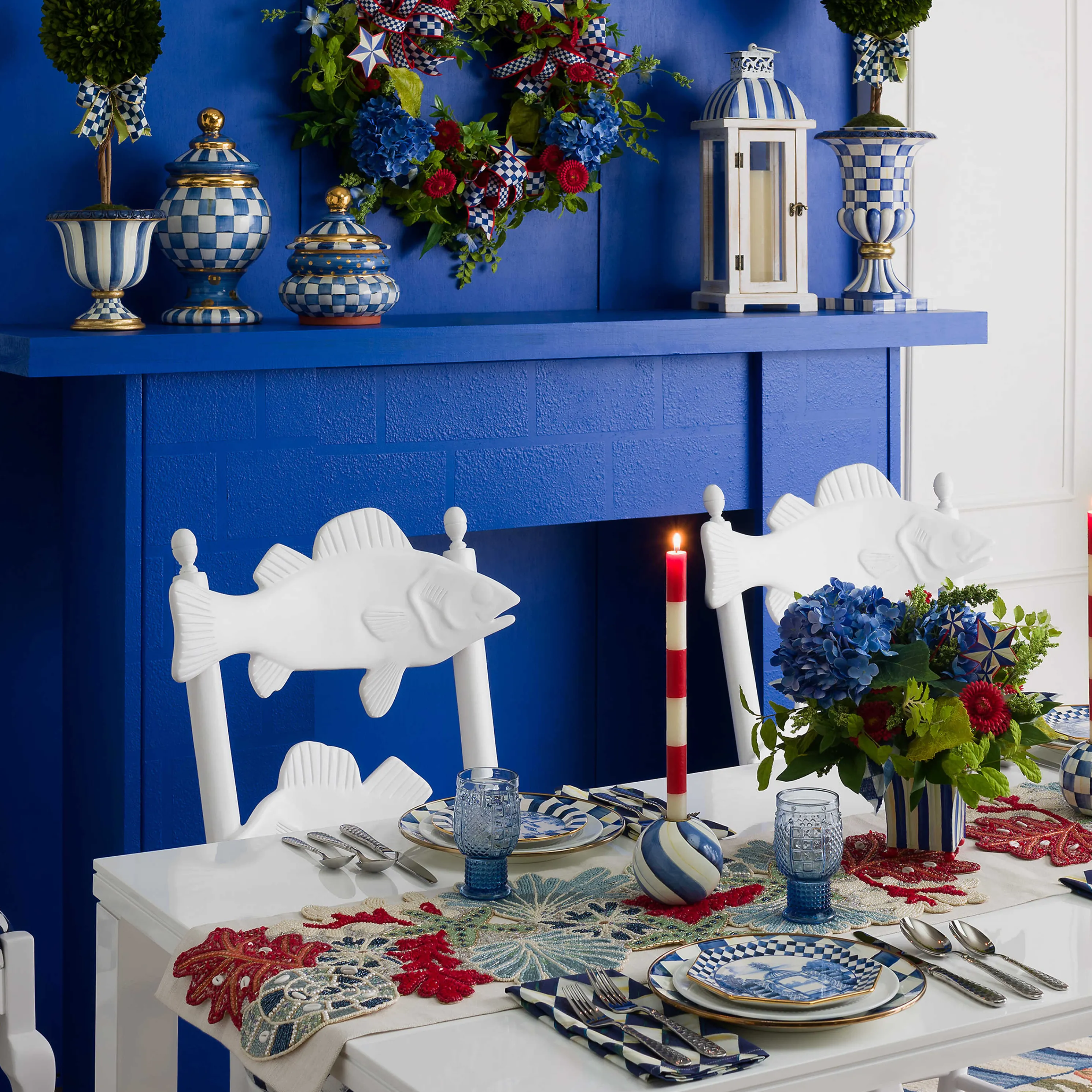 Royal Stripe Lantern