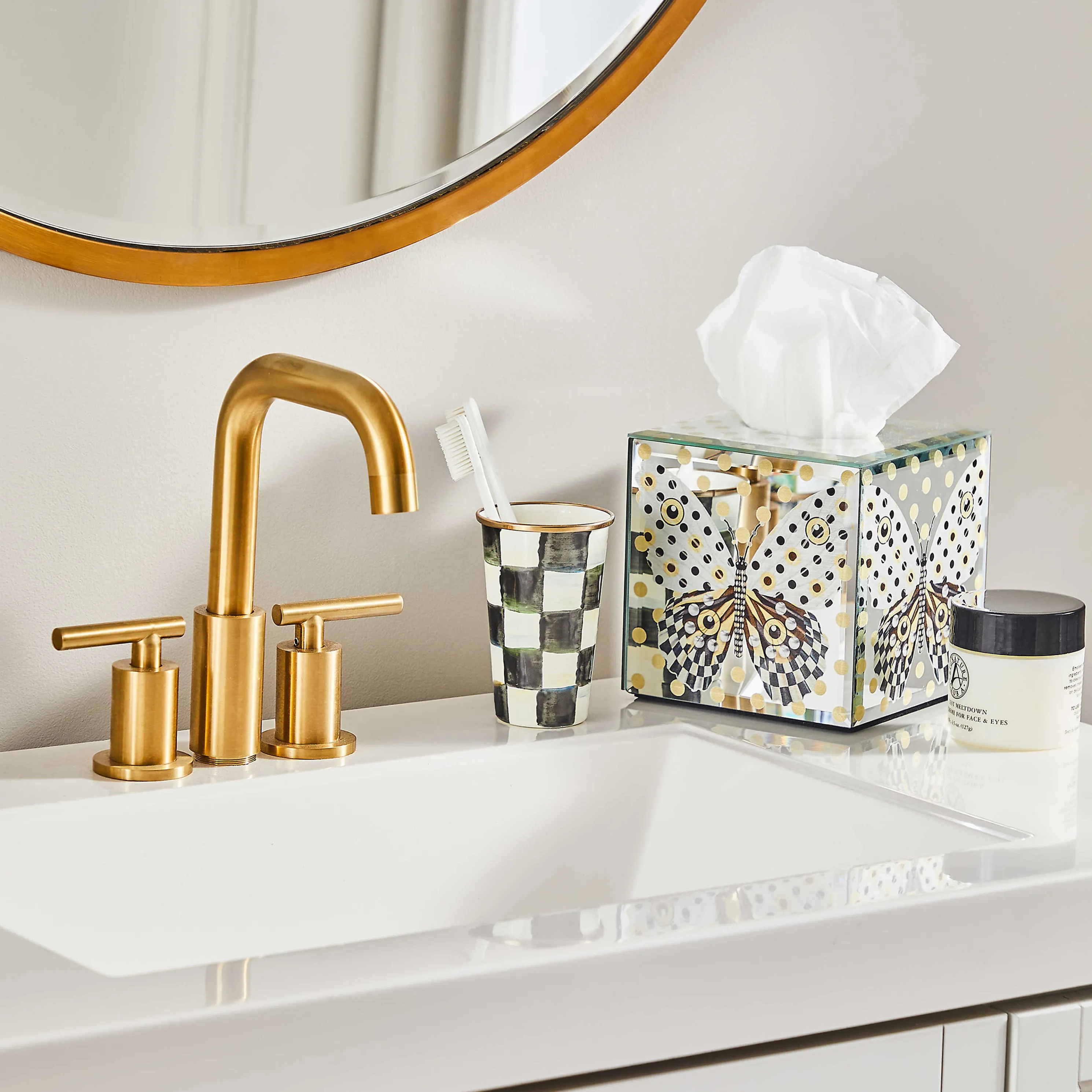 Spot On Butterfly Boutique Tissue Box Cover