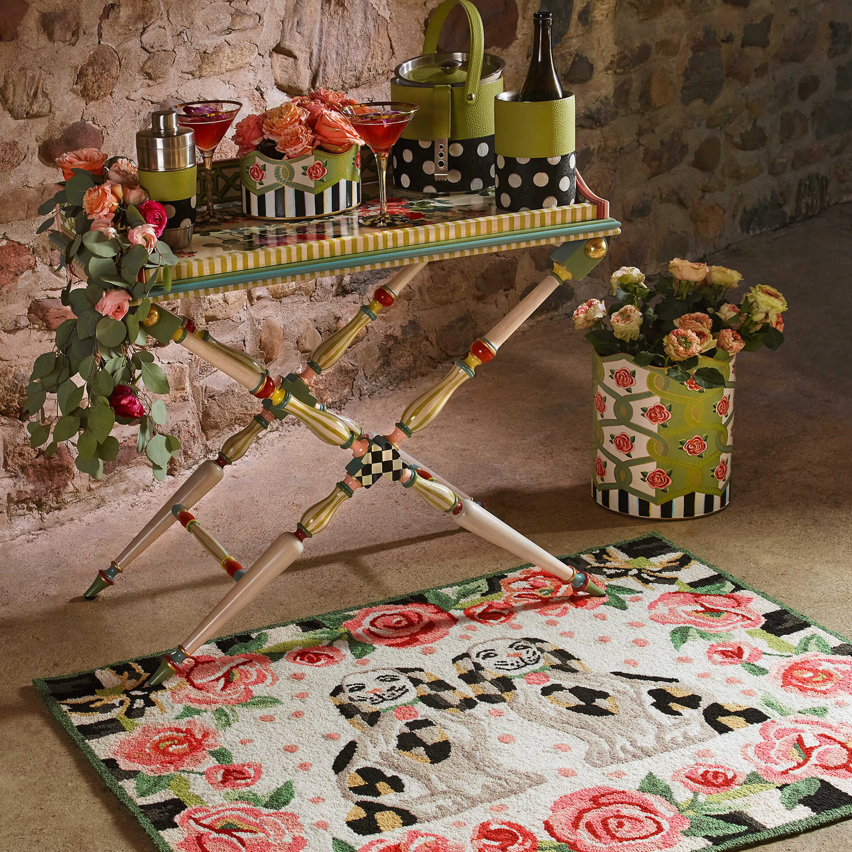 Staffordshire Dog Rug - 3' X 4'