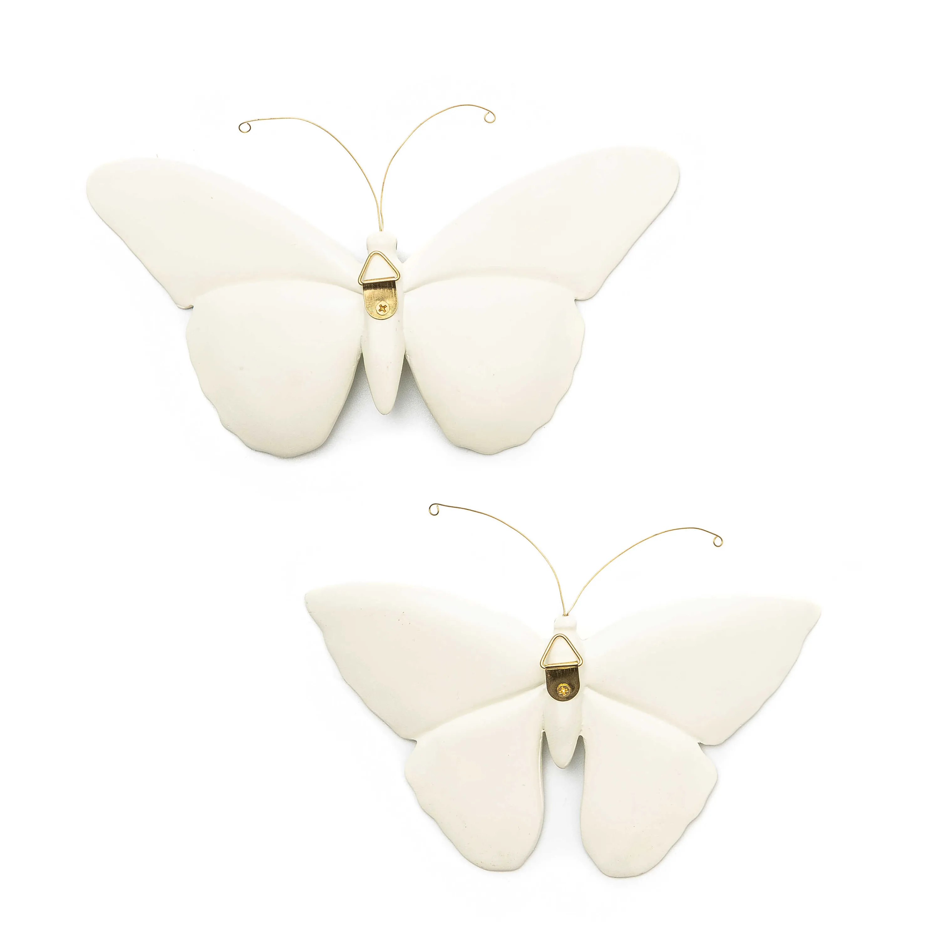 Sterling Check Butterfly Duo Wall Decor