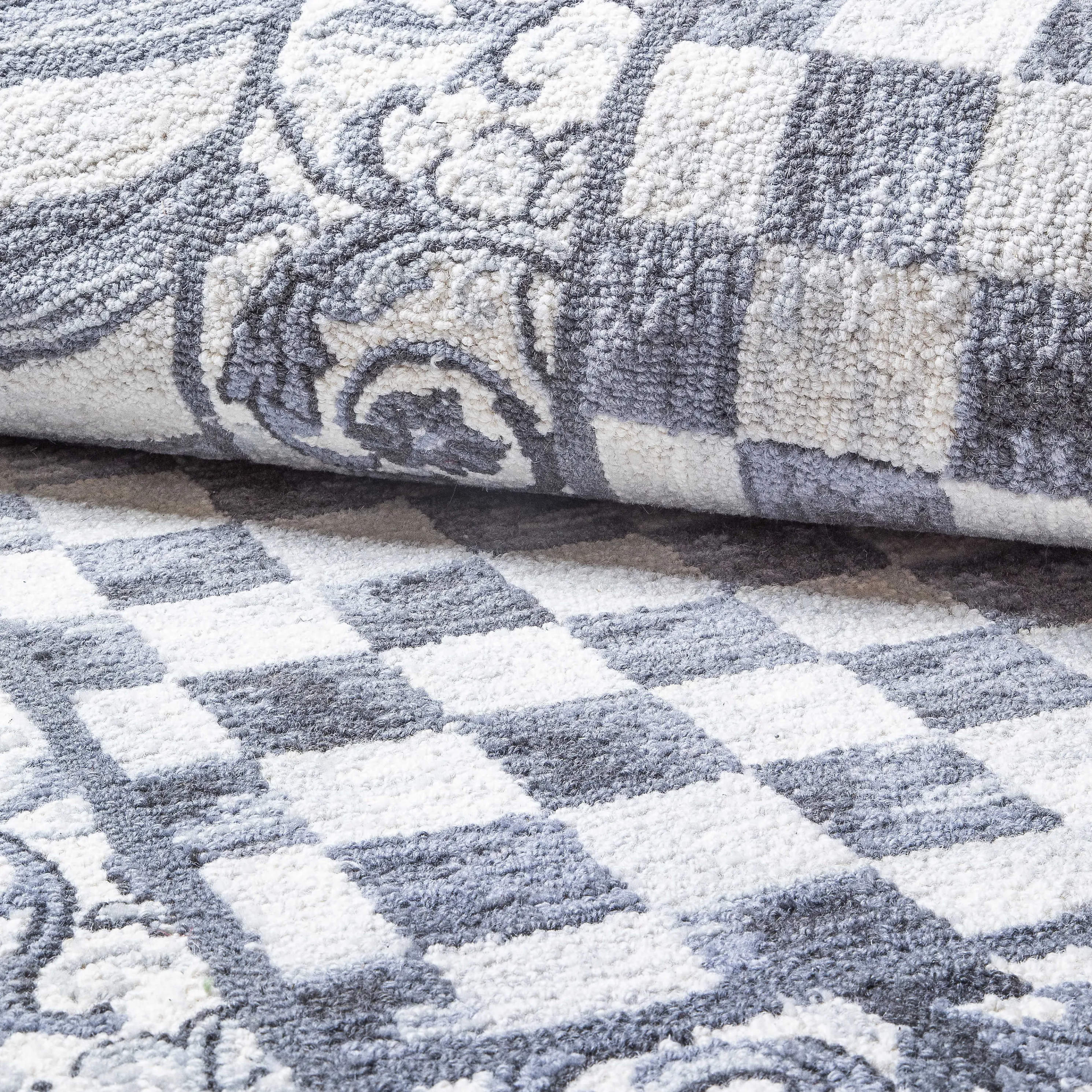 Sterling Check Rug - 2'6" X 8' Runner