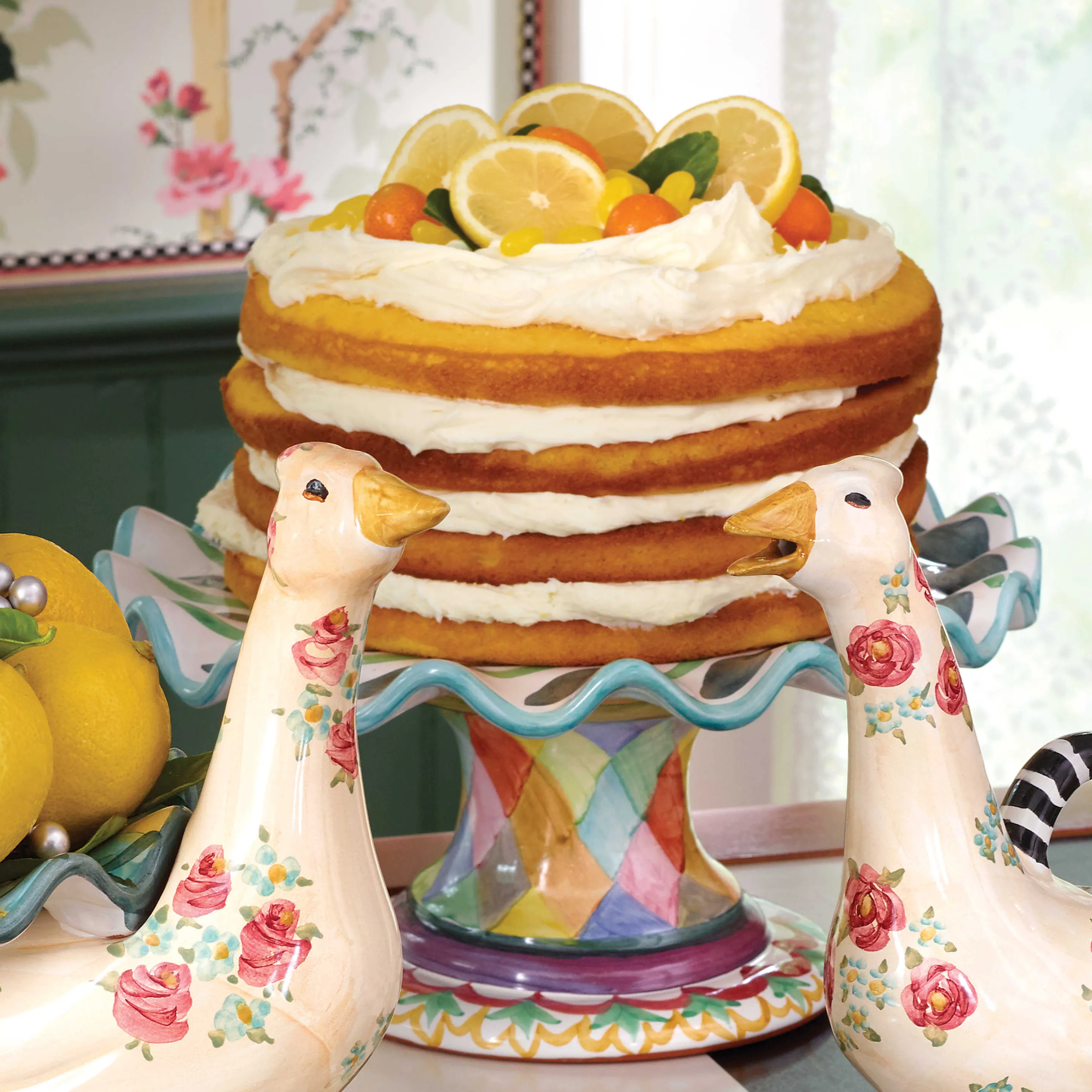 Taylor Fluted Cake Stand - Odd Fellows