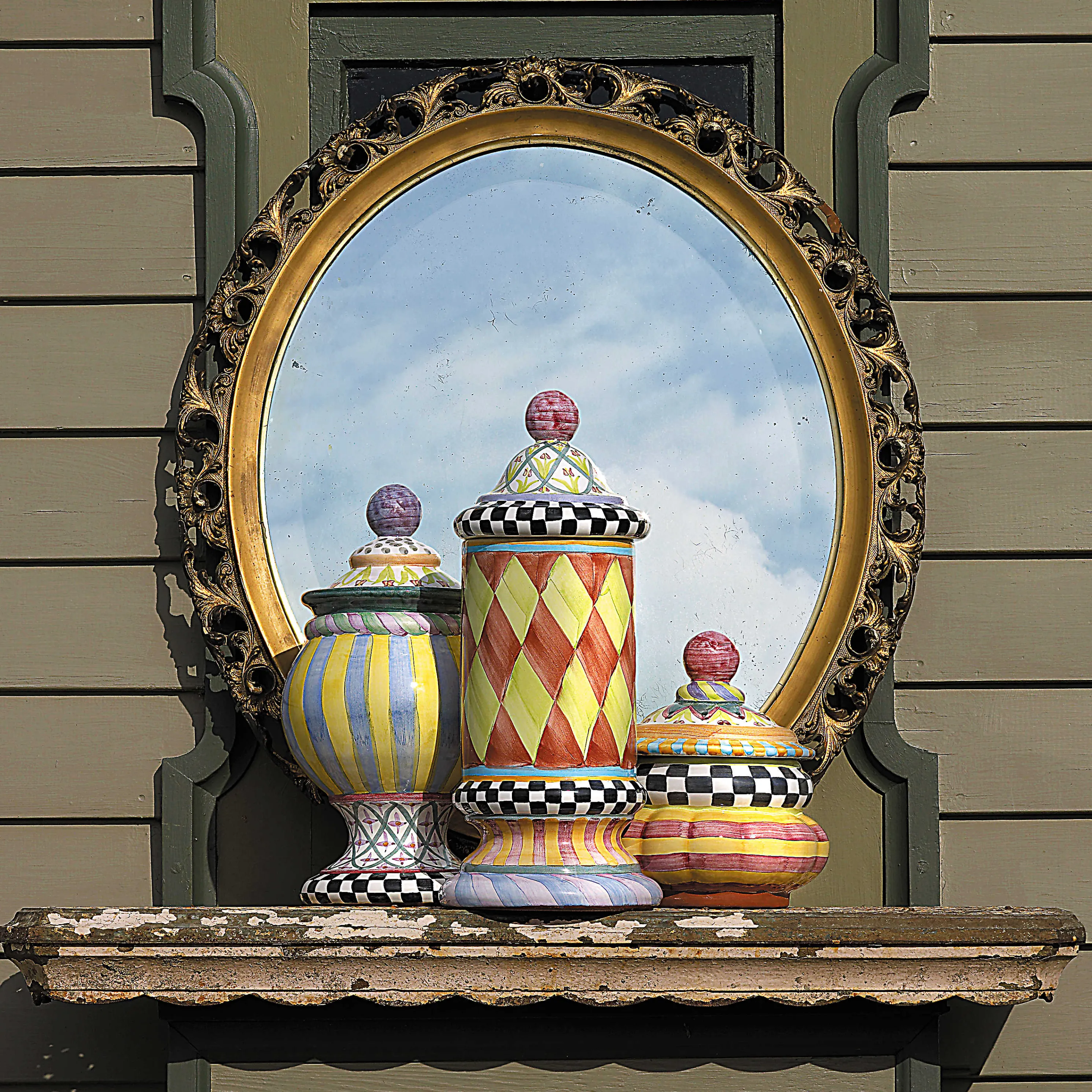 Taylor Globe Canister - Odd Fellows