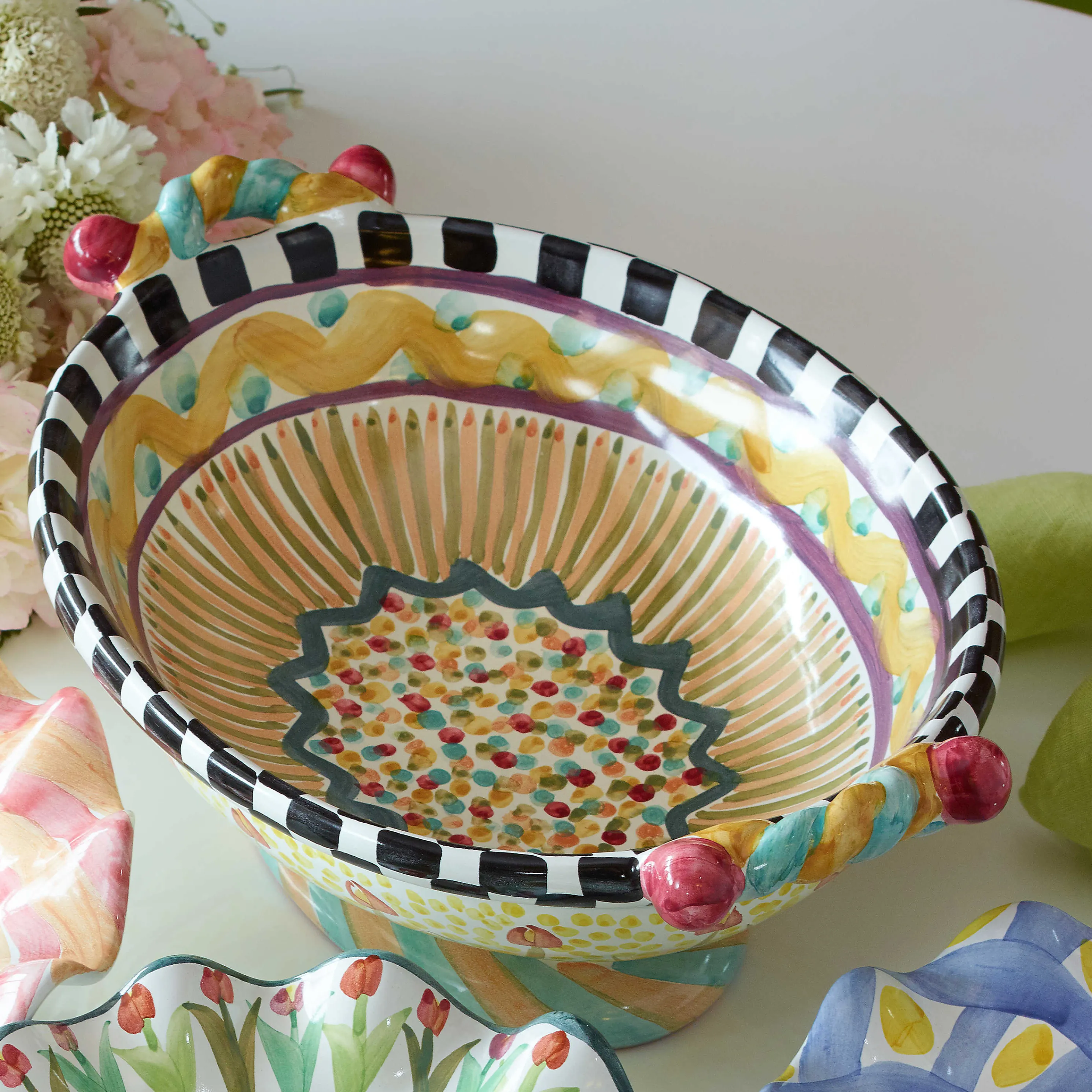 Taylor Large Footed Serving Dish - Odd Fellows