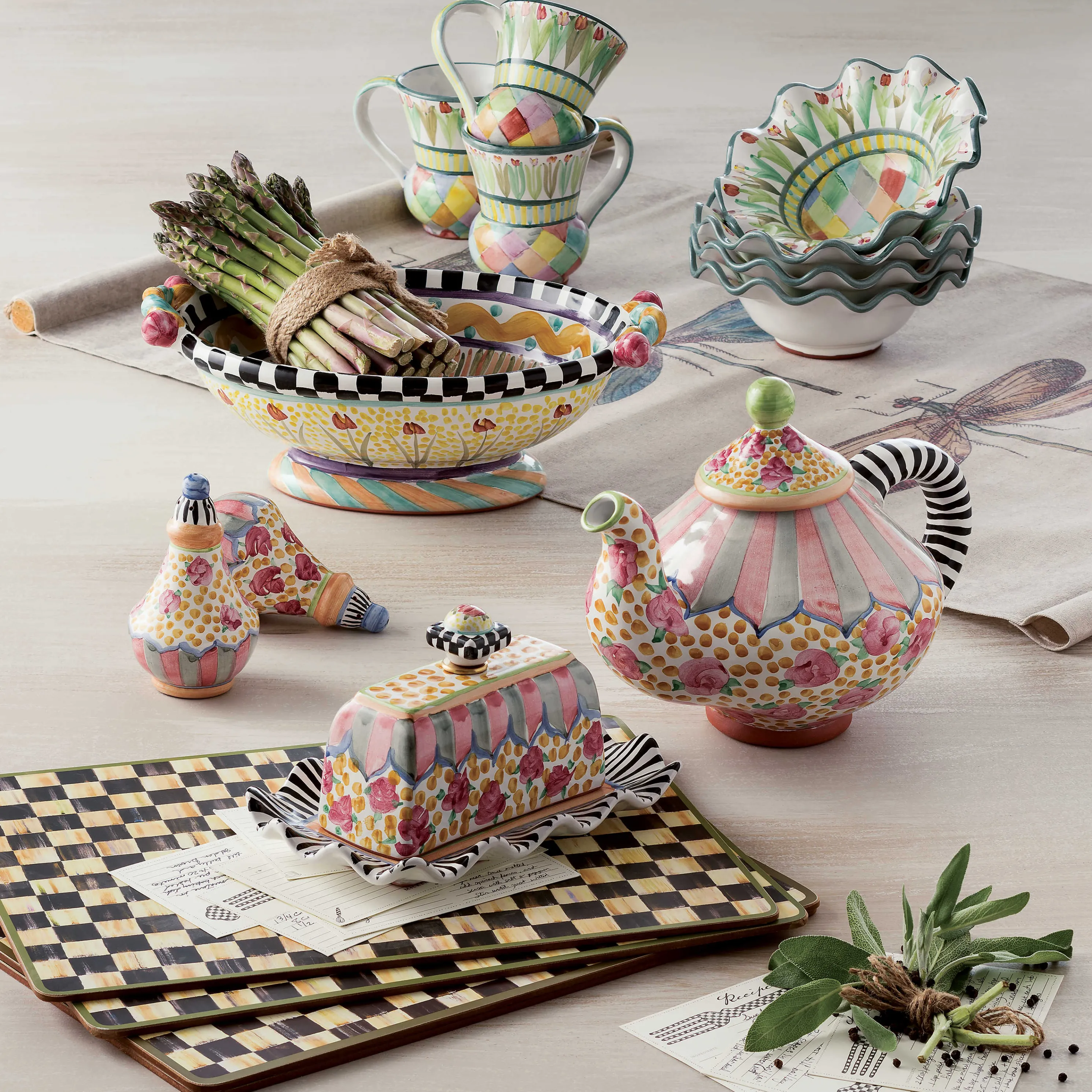 Taylor Large Footed Serving Dish - Odd Fellows