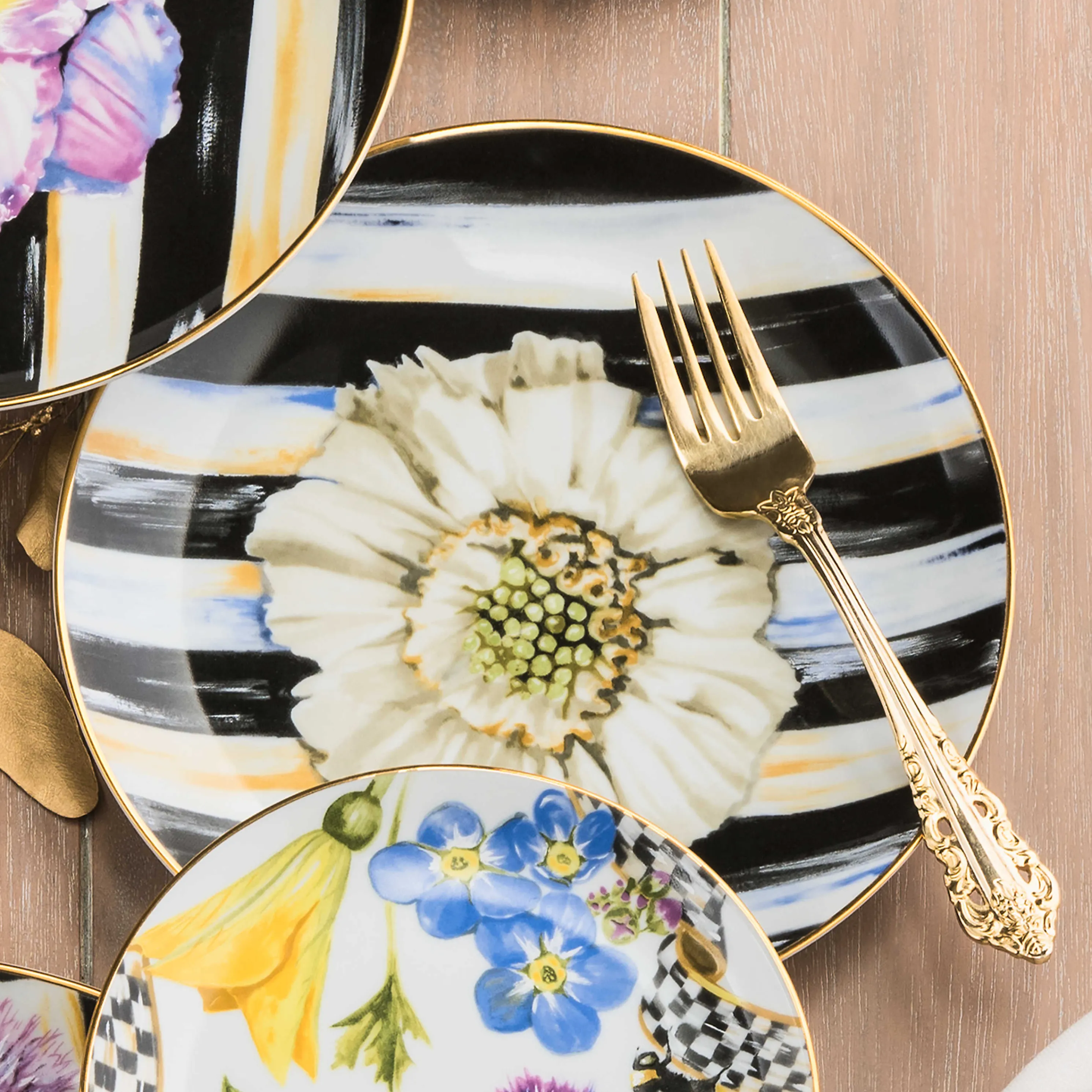 Thistle & Bee Salad Plate - The Bride