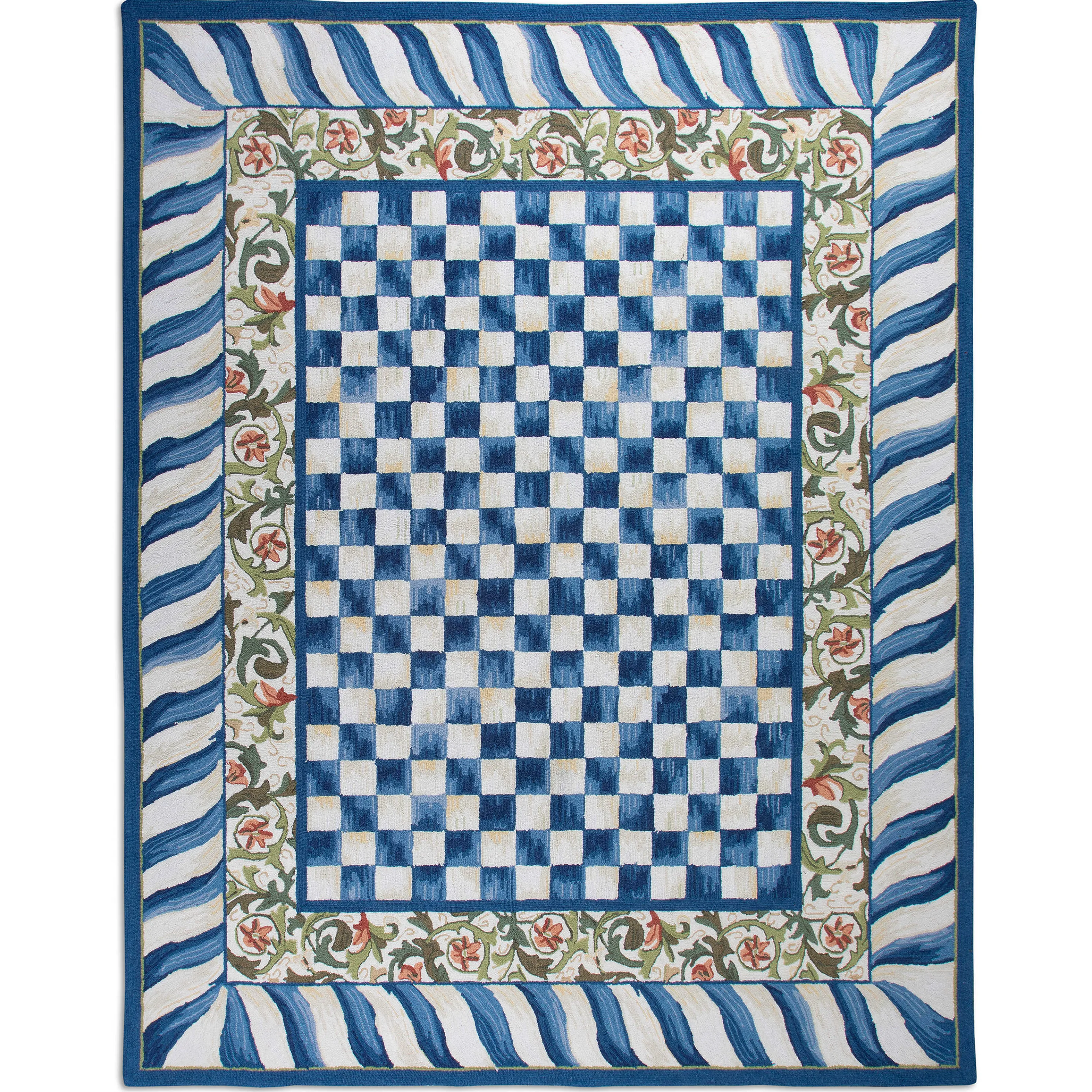 Truly Royal Check Rug - 8' X 10'