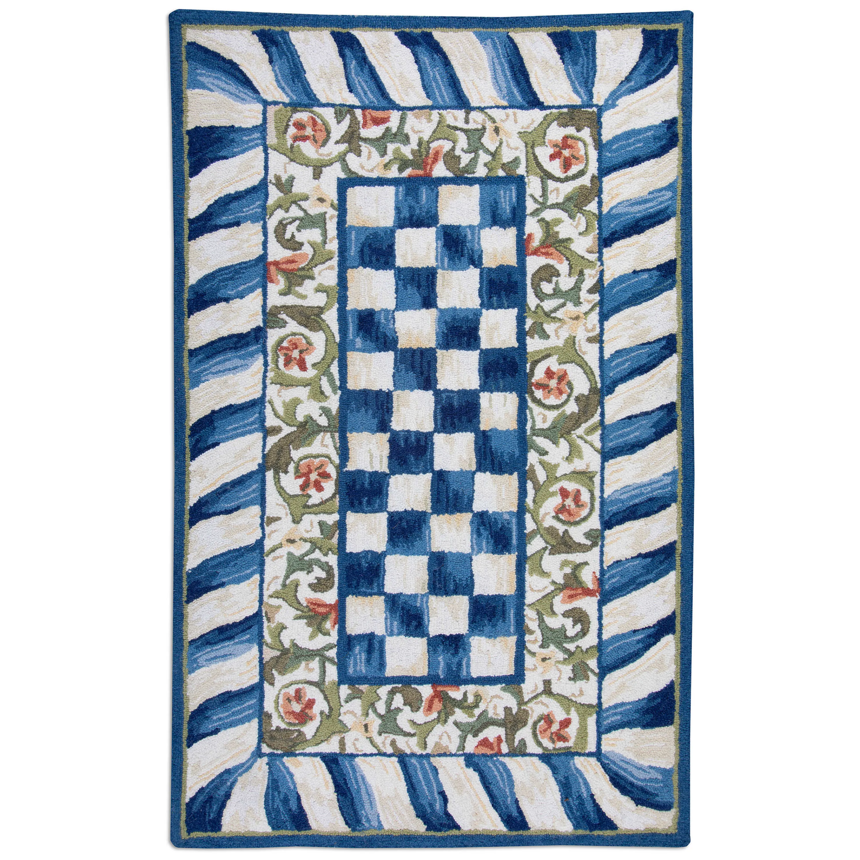 Truly Royal Check Rug - 3' X 5'