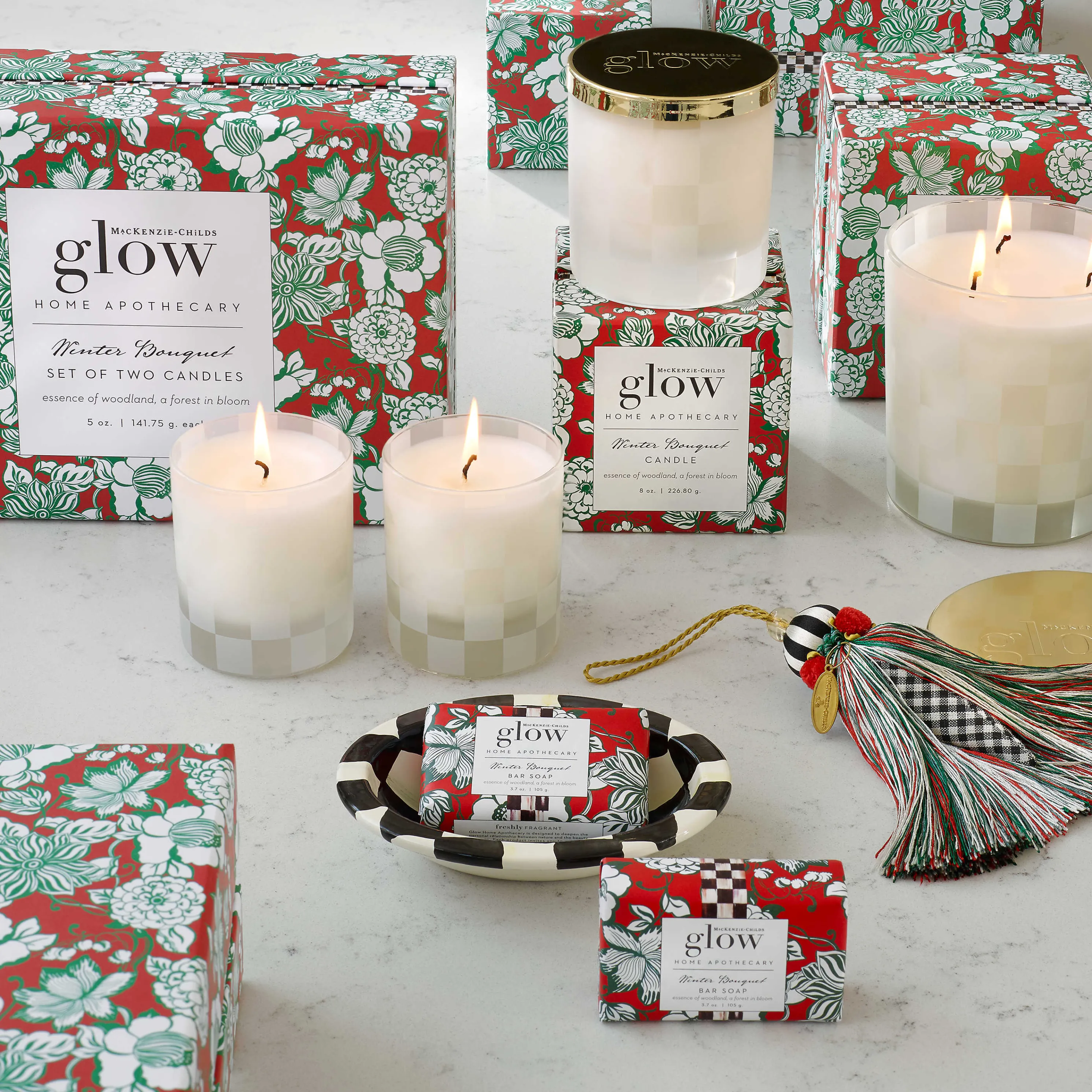 Winter Bouquet Candle - 8 Oz.